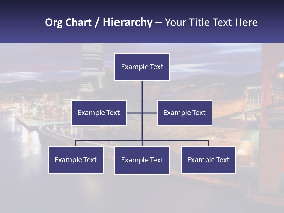 Guggenheim Sunset Basque Country PowerPoint Template
