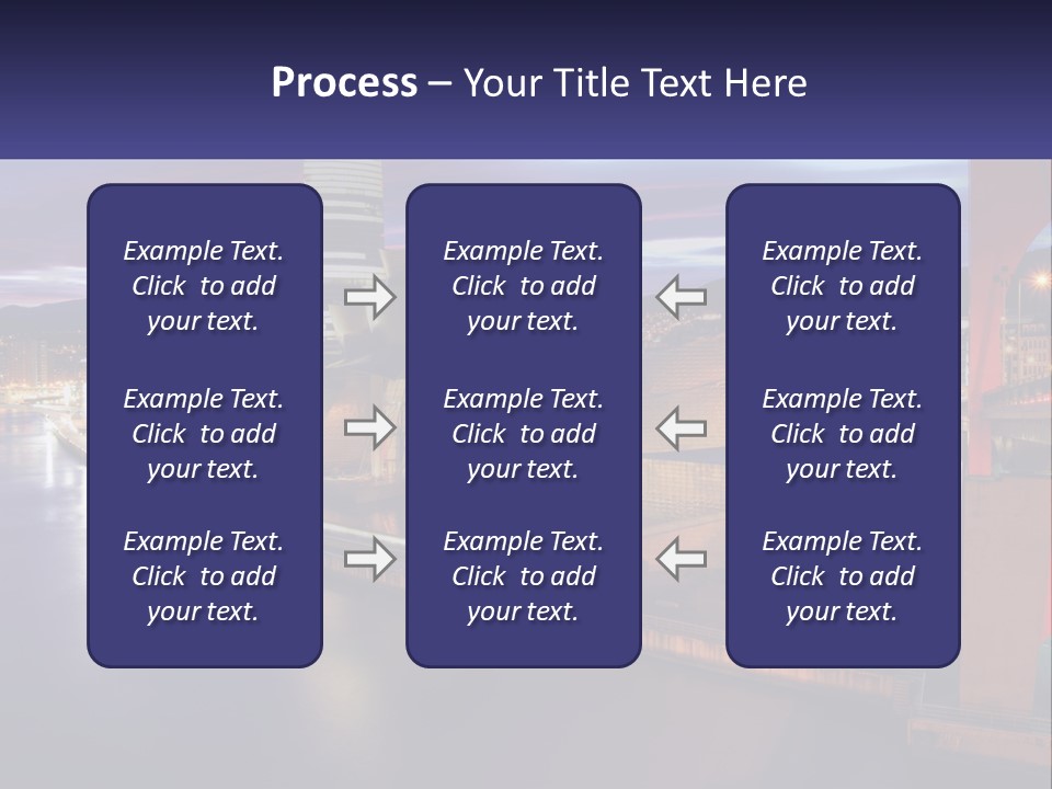 Guggenheim Sunset Basque Country PowerPoint Template