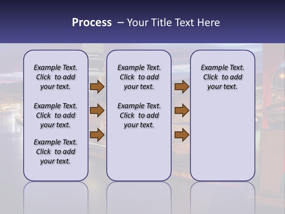 Guggenheim Sunset Basque Country PowerPoint Template
