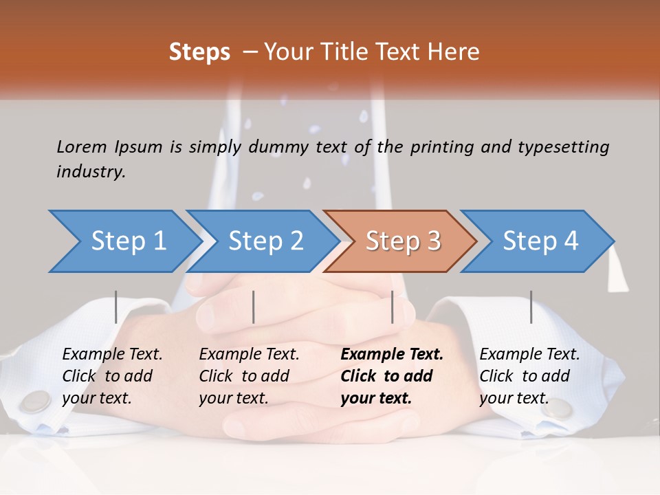Table Waiting Studio PowerPoint Template