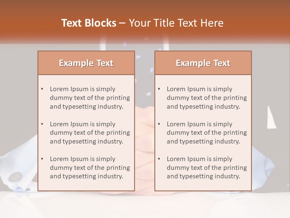 Table Waiting Studio PowerPoint Template