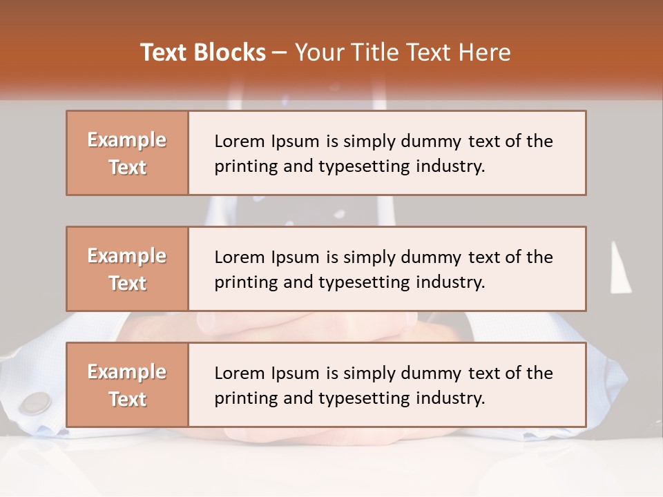 Table Waiting Studio PowerPoint Template