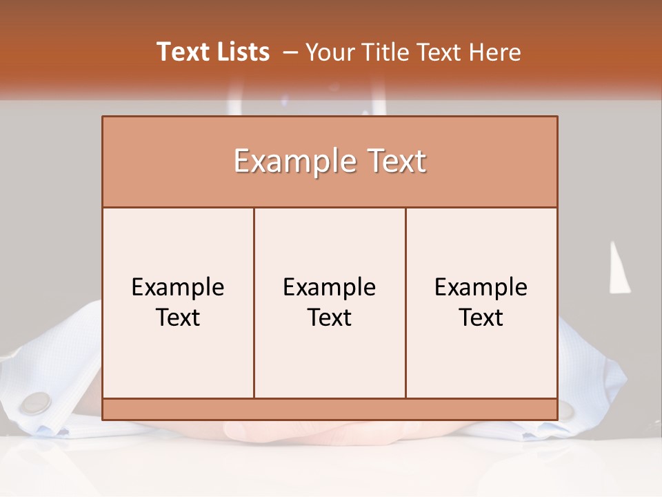 Table Waiting Studio PowerPoint Template