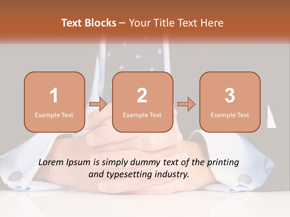 Table Waiting Studio PowerPoint Template