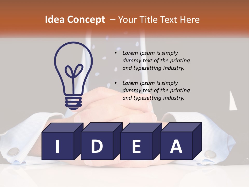 Table Waiting Studio PowerPoint Template