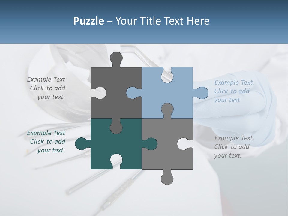 Dentist Orthodontist Disinfected PowerPoint Template