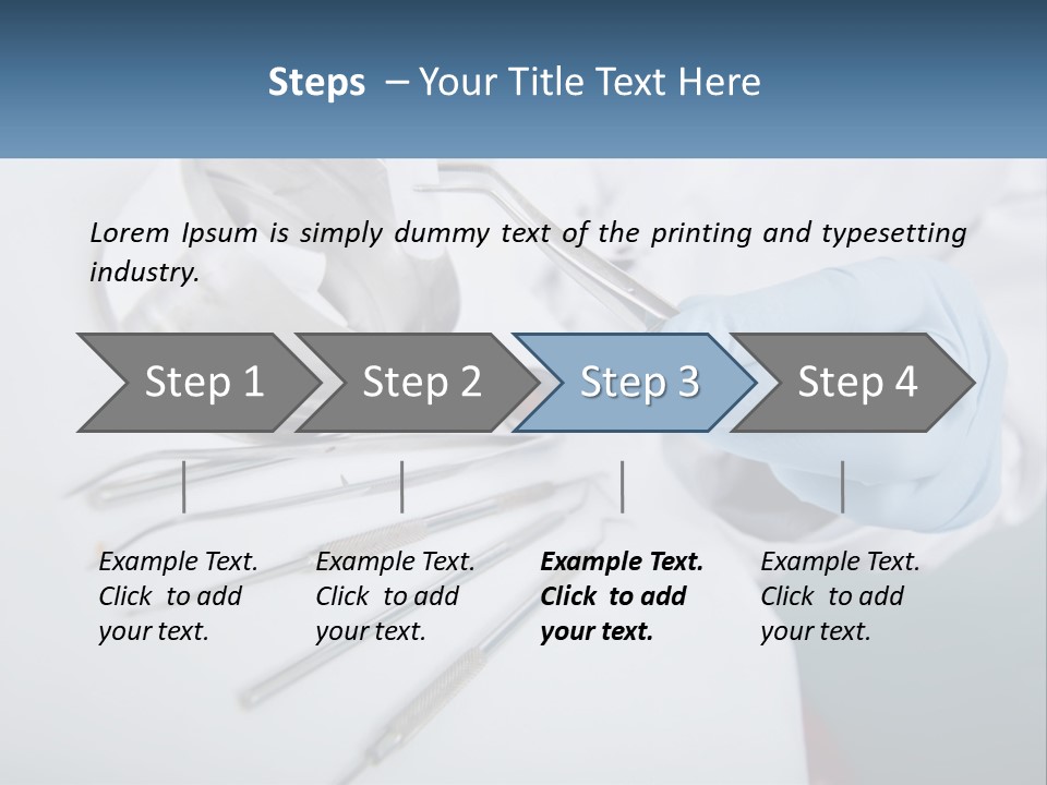 Dentist Orthodontist Disinfected PowerPoint Template