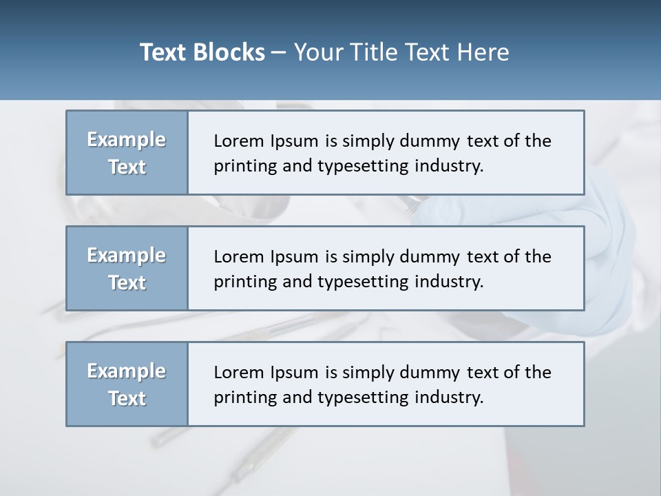 Dentist Orthodontist Disinfected PowerPoint Template