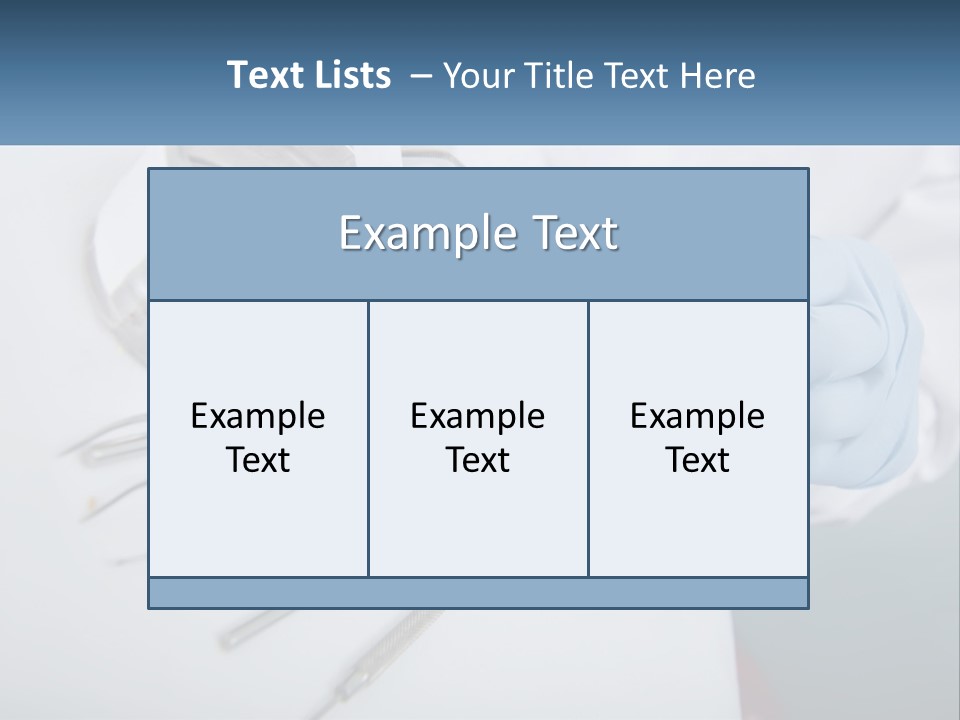 Dentist Orthodontist Disinfected PowerPoint Template