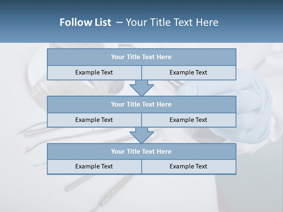 Dentist Orthodontist Disinfected PowerPoint Template