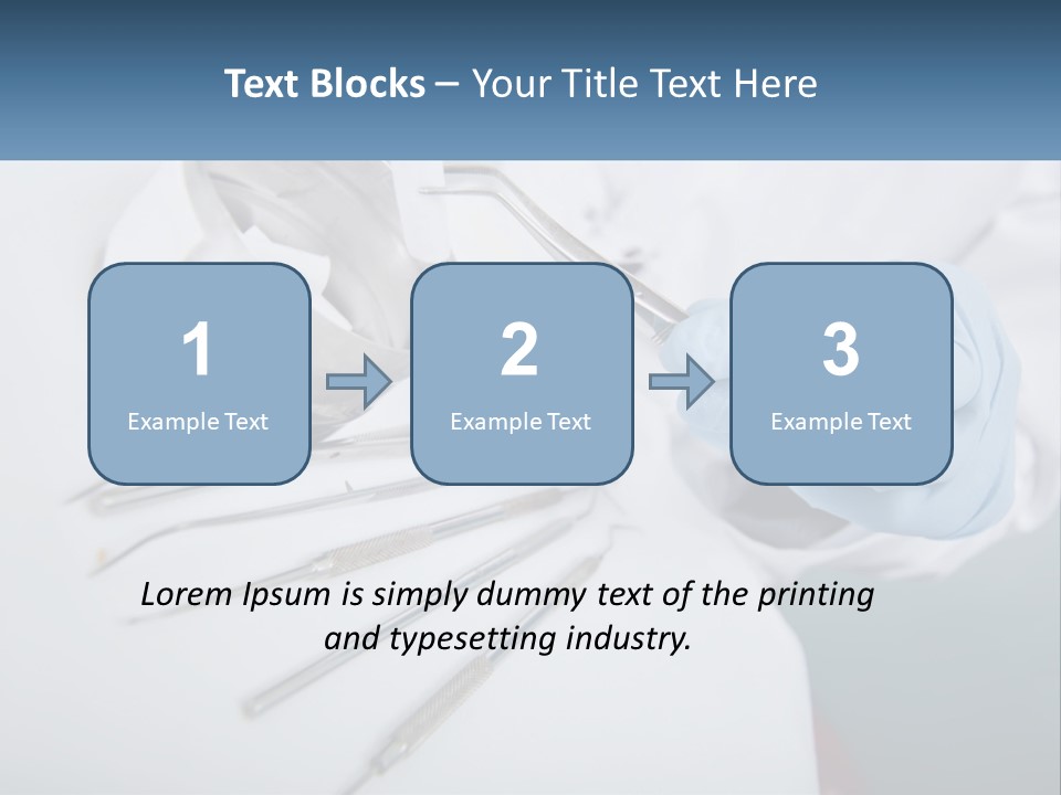 Dentist Orthodontist Disinfected PowerPoint Template