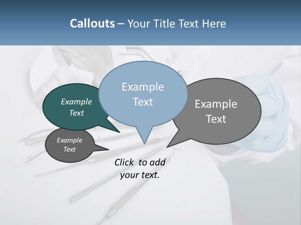Dentist Orthodontist Disinfected PowerPoint Template