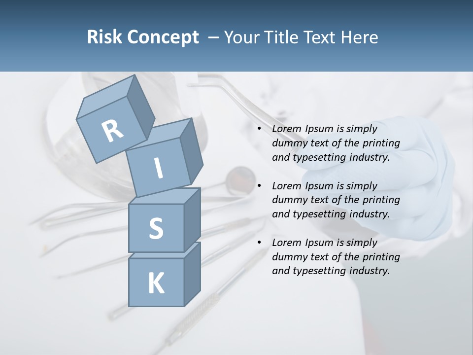 Dentist Orthodontist Disinfected PowerPoint Template