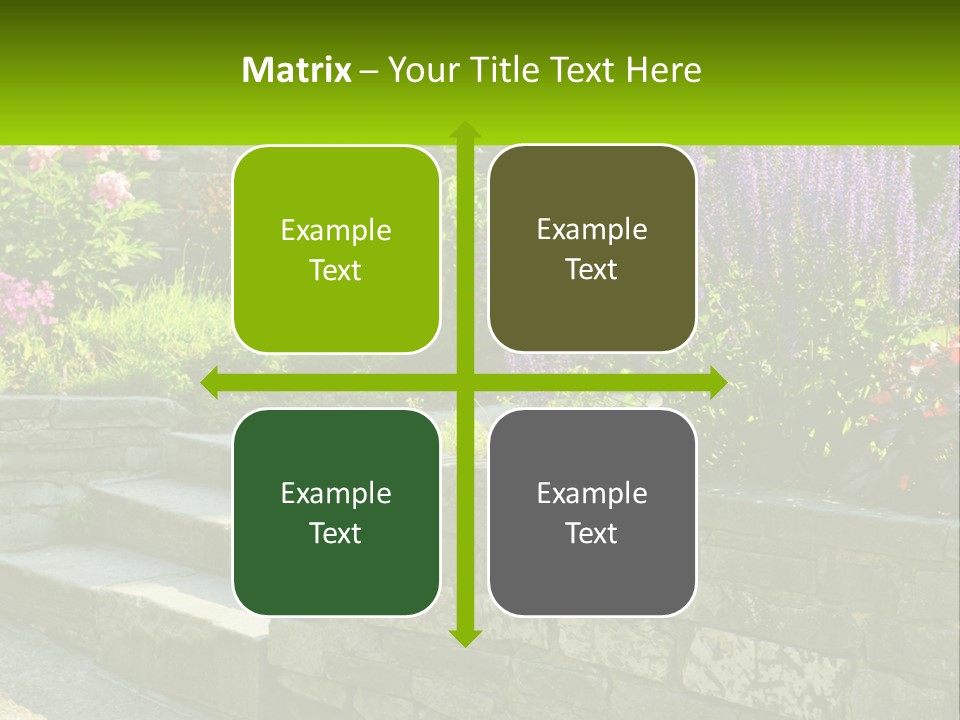 Plant Exterior Backyard PowerPoint Template