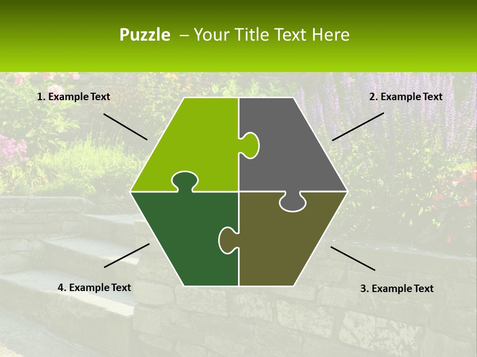 Plant Exterior Backyard PowerPoint Template