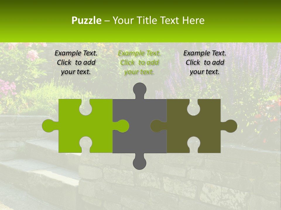 Plant Exterior Backyard PowerPoint Template