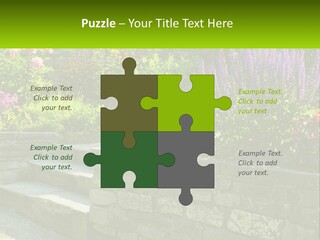 Plant Exterior Backyard PowerPoint Template