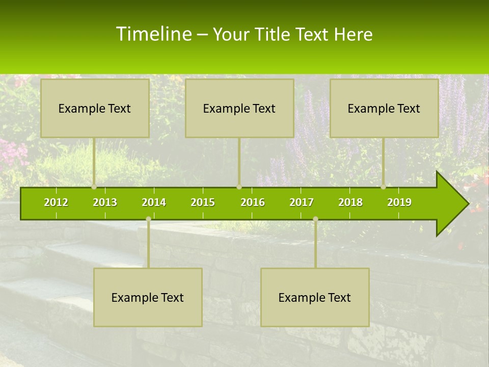 Plant Exterior Backyard PowerPoint Template