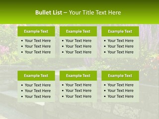 Plant Exterior Backyard PowerPoint Template