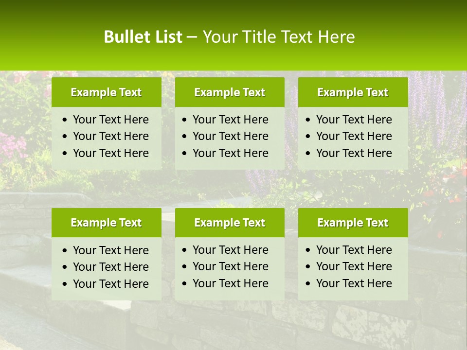 Plant Exterior Backyard PowerPoint Template