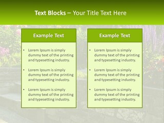 Plant Exterior Backyard PowerPoint Template