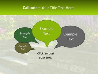 Plant Exterior Backyard PowerPoint Template