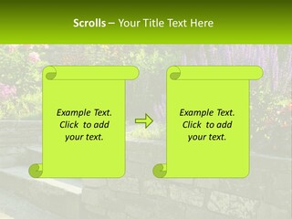 Plant Exterior Backyard PowerPoint Template