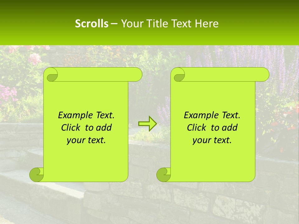 Plant Exterior Backyard PowerPoint Template