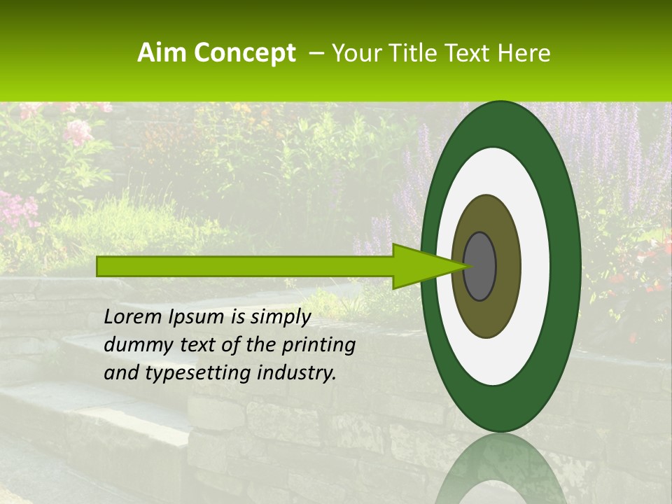 Plant Exterior Backyard PowerPoint Template