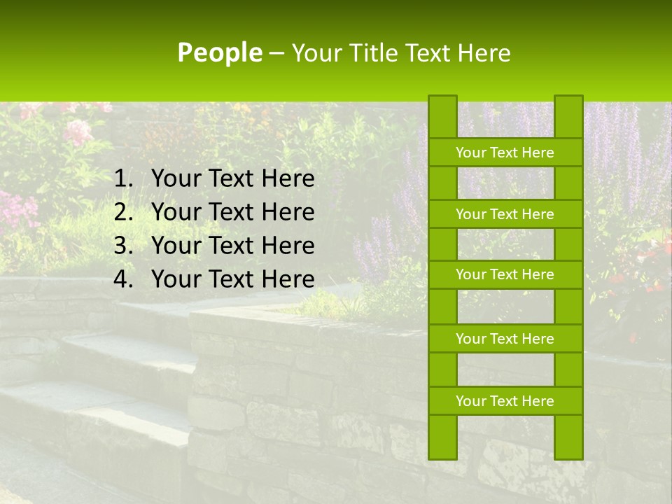 Plant Exterior Backyard PowerPoint Template