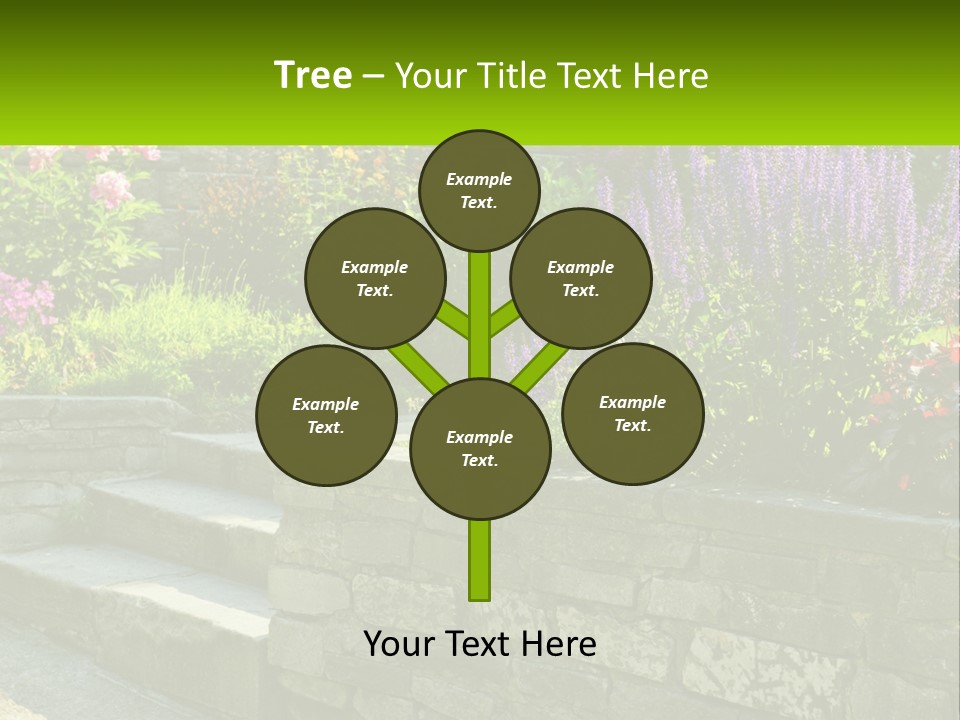 Plant Exterior Backyard PowerPoint Template