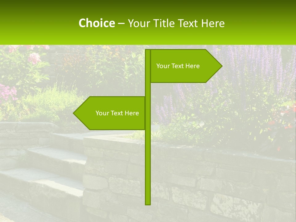 Plant Exterior Backyard PowerPoint Template