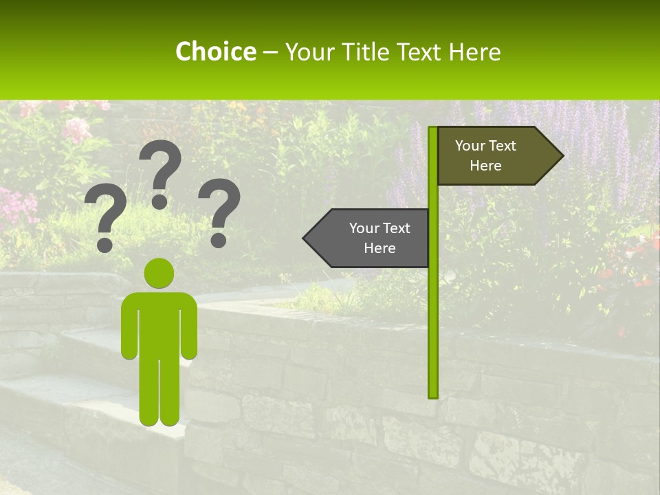 Plant Exterior Backyard PowerPoint Template