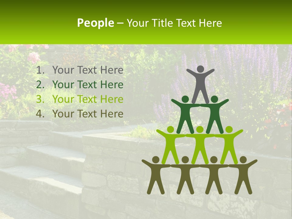 Plant Exterior Backyard PowerPoint Template