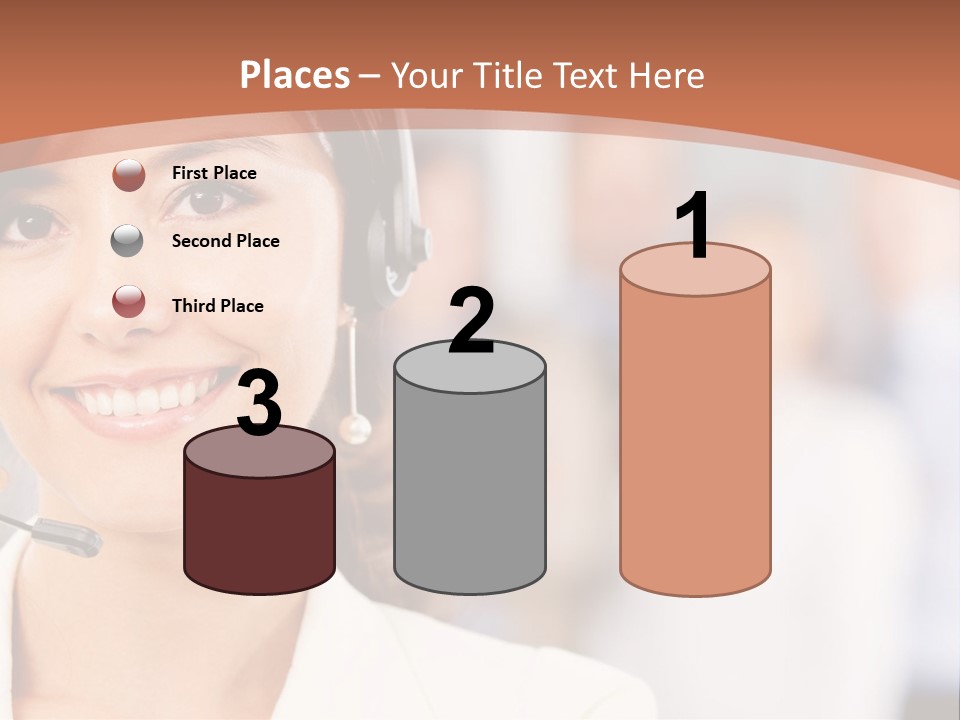 Customer Telemarketing Hispanic PowerPoint Template