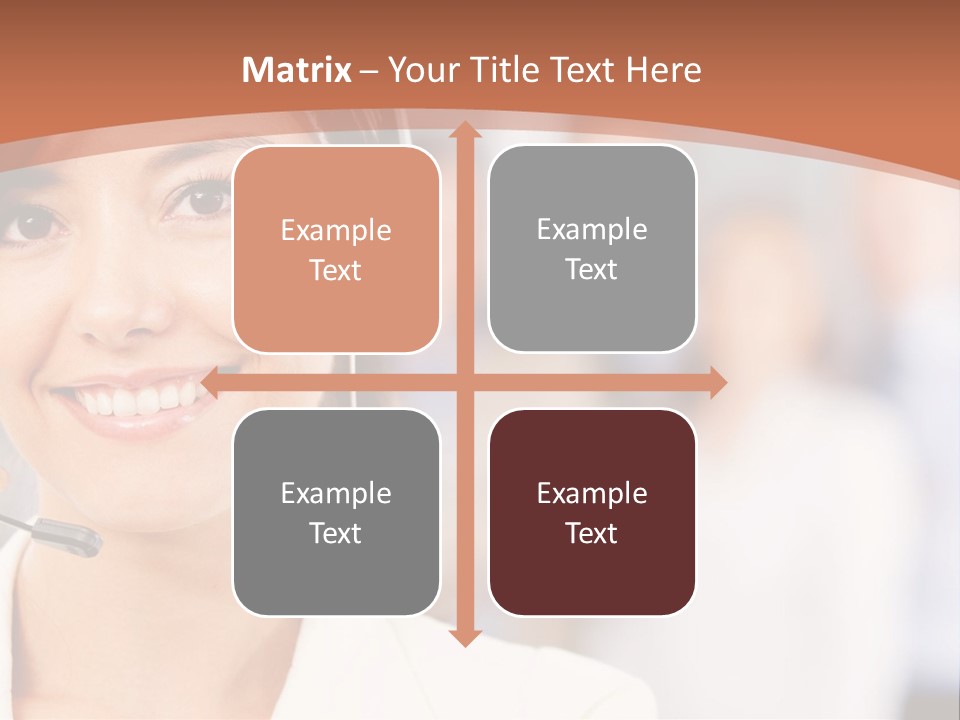 Customer Telemarketing Hispanic PowerPoint Template