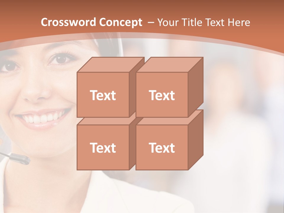 Customer Telemarketing Hispanic PowerPoint Template