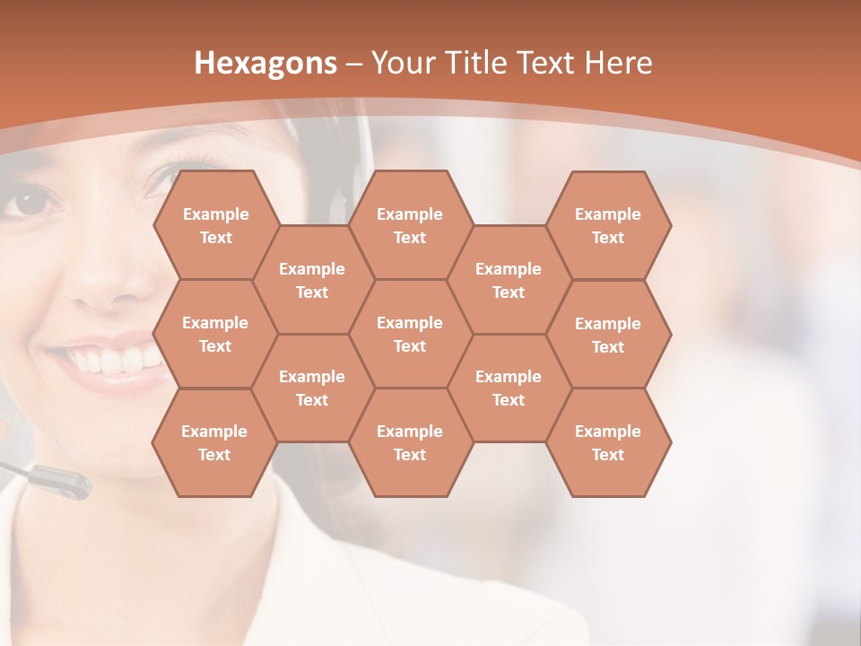 Customer Telemarketing Hispanic PowerPoint Template