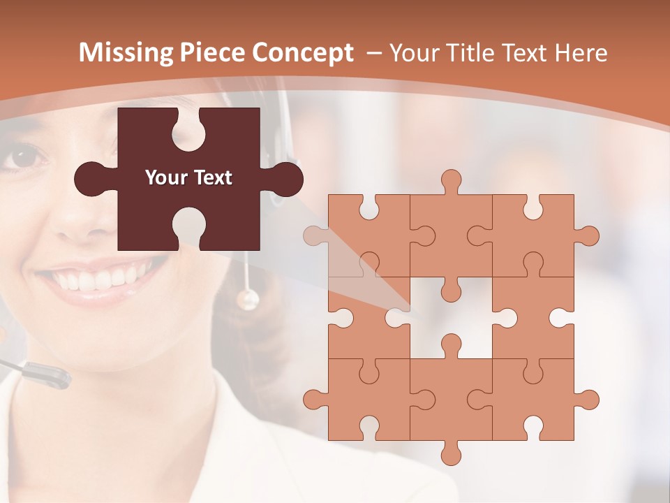 Customer Telemarketing Hispanic PowerPoint Template