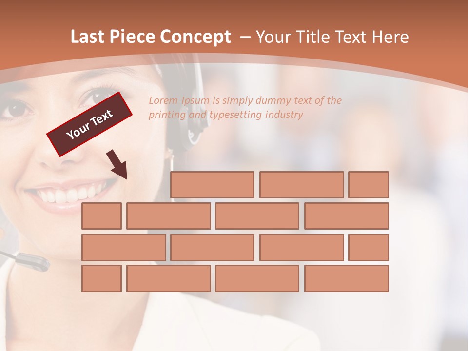 Customer Telemarketing Hispanic PowerPoint Template