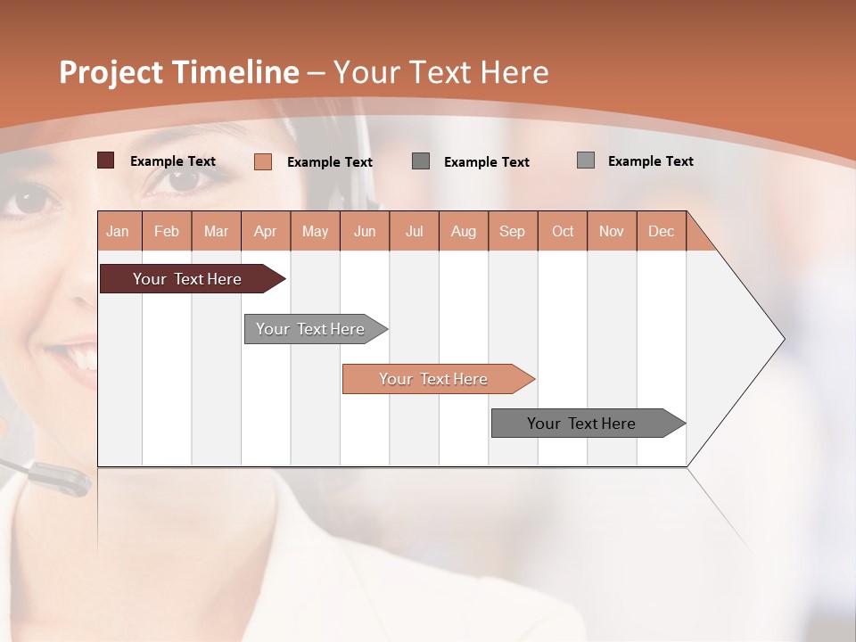 Customer Telemarketing Hispanic PowerPoint Template