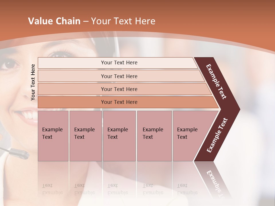 Customer Telemarketing Hispanic PowerPoint Template