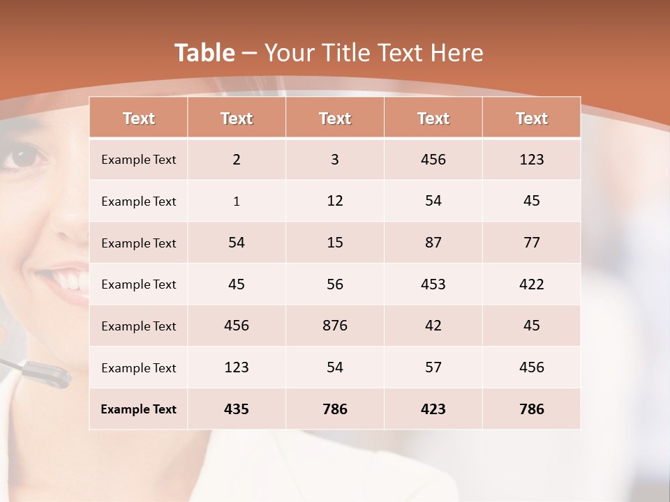 Customer Telemarketing Hispanic PowerPoint Template