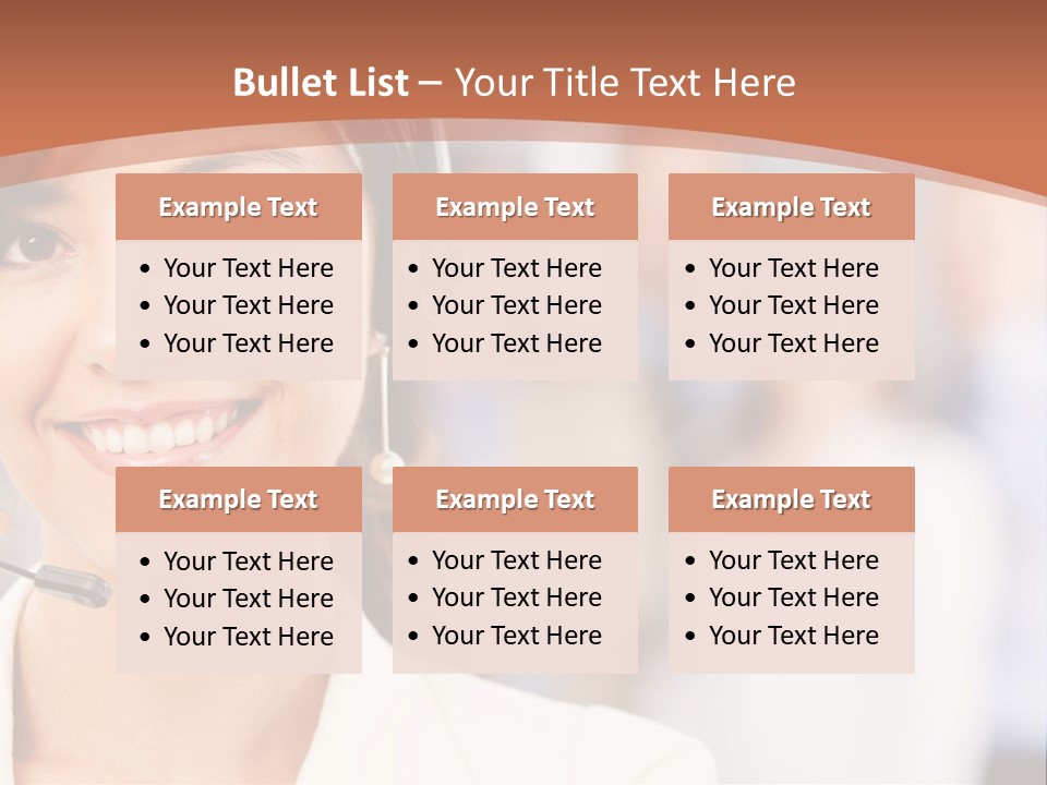 Customer Telemarketing Hispanic PowerPoint Template