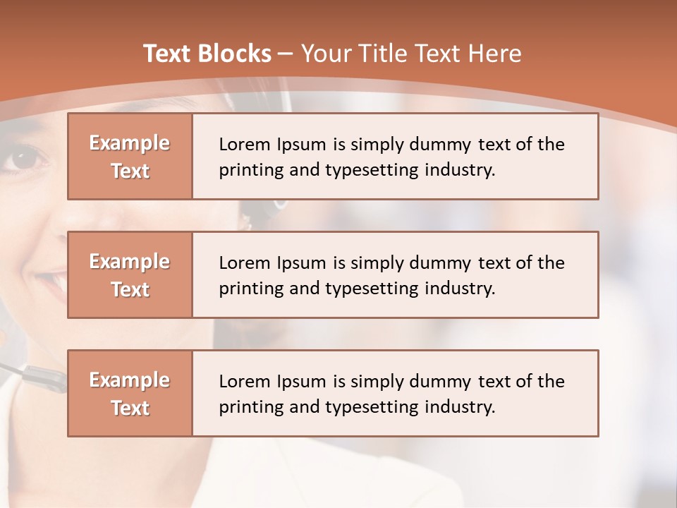 Customer Telemarketing Hispanic PowerPoint Template