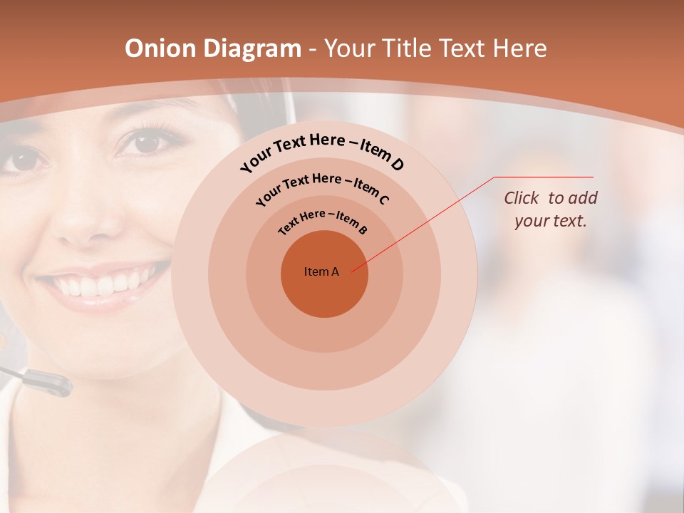 Customer Telemarketing Hispanic PowerPoint Template