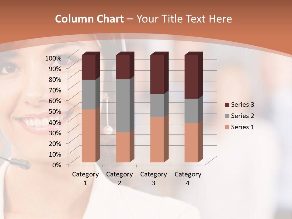 Customer Telemarketing Hispanic PowerPoint Template