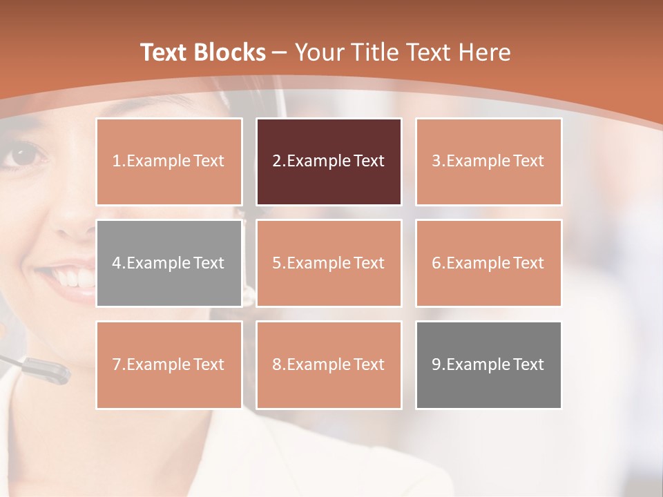 Customer Telemarketing Hispanic PowerPoint Template