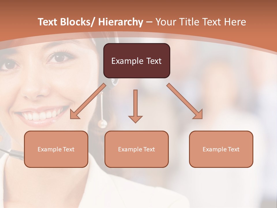 Customer Telemarketing Hispanic PowerPoint Template