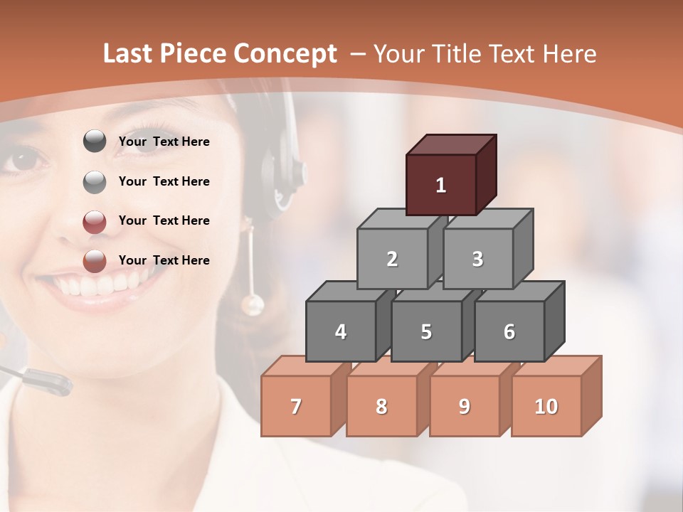 Customer Telemarketing Hispanic PowerPoint Template